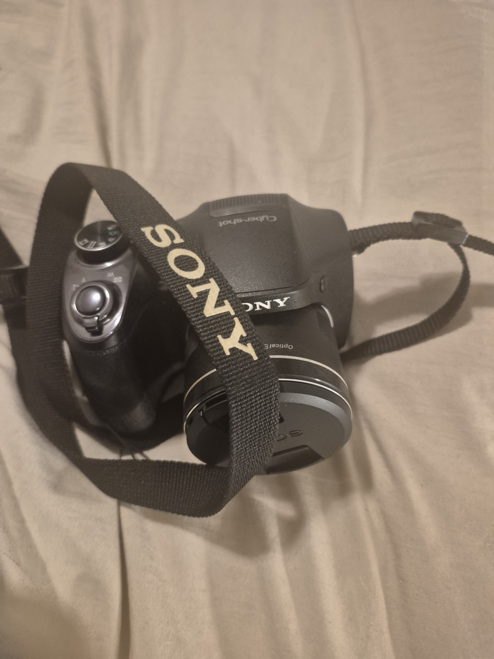 Sony Black Bridge Camera with Black Strap